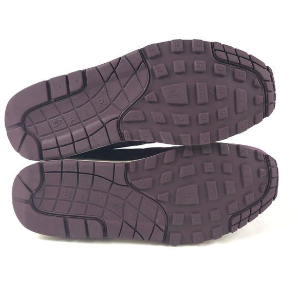 Nike Air Max 1 Premium Bordeaux Shoes 875844-602 - Picture 7 of 8